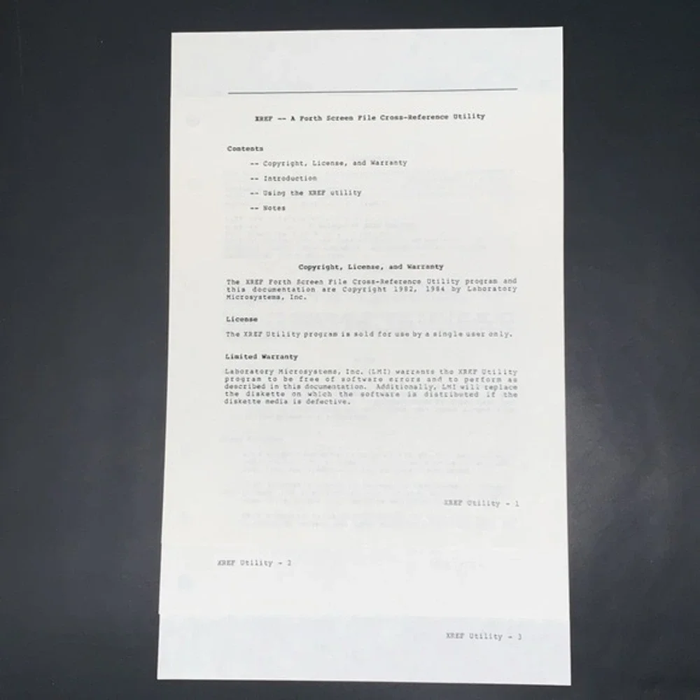 Vtg 1984 LMI IBM PC/Forth v3.1 OS Forth Dimensions Magazines, Diskettes & Manual